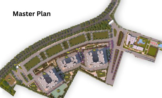 Lodha Mundhwa site master plan layout