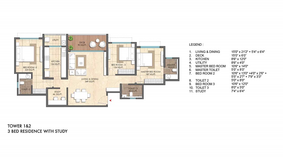 Lodha Altero floor plan1